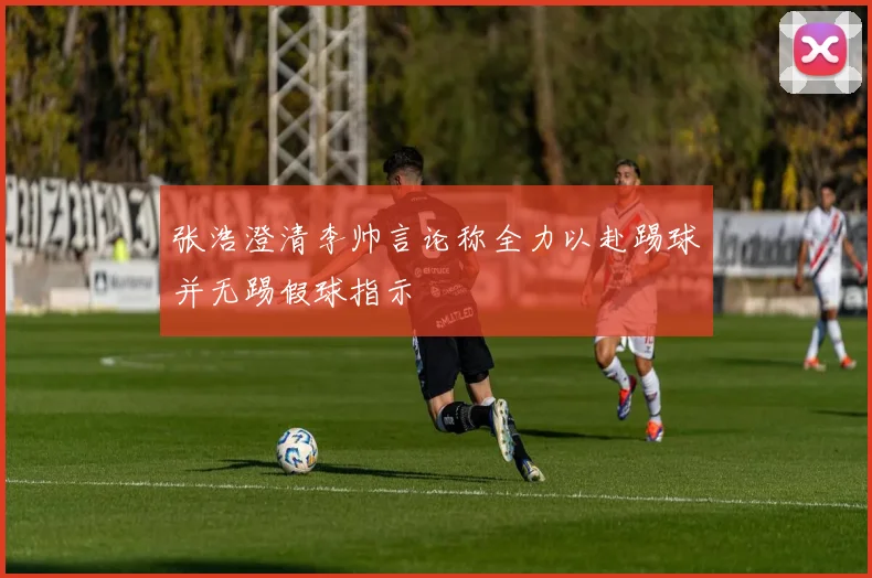 张浩澄清李帅言论称全力以赴踢球并无踢假球指示