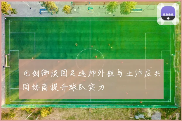 毛剑卿谈国足选帅外教与土帅应共同协商提升球队实力