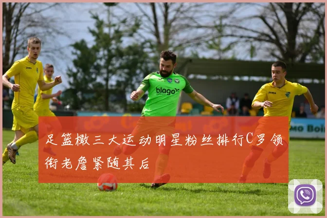 足篮橄三大运动明星粉丝排行C罗领衔老詹紧随其后